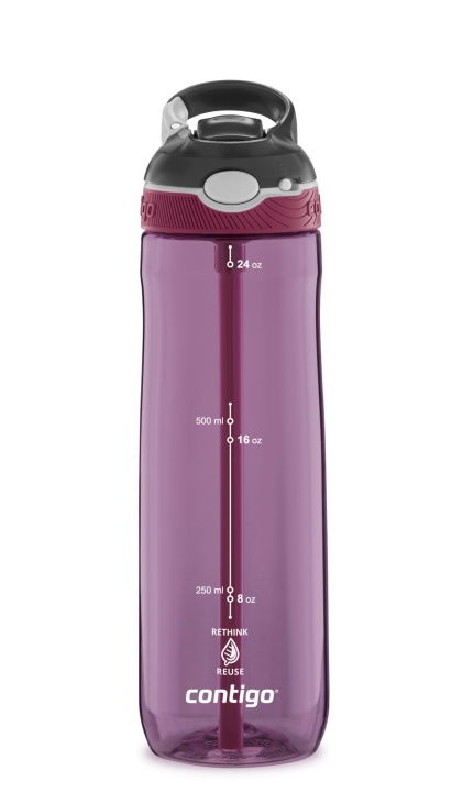 Contigo Ashland Tritan ReNew vesipullo 720ml - Passionfruit ryhmässä URHEILU, VAPAA-AIKA JA HARRASTUS / Ulkoilu / Termos- ja vesipullot @ TP E-commerce Nordic AB (C88859)