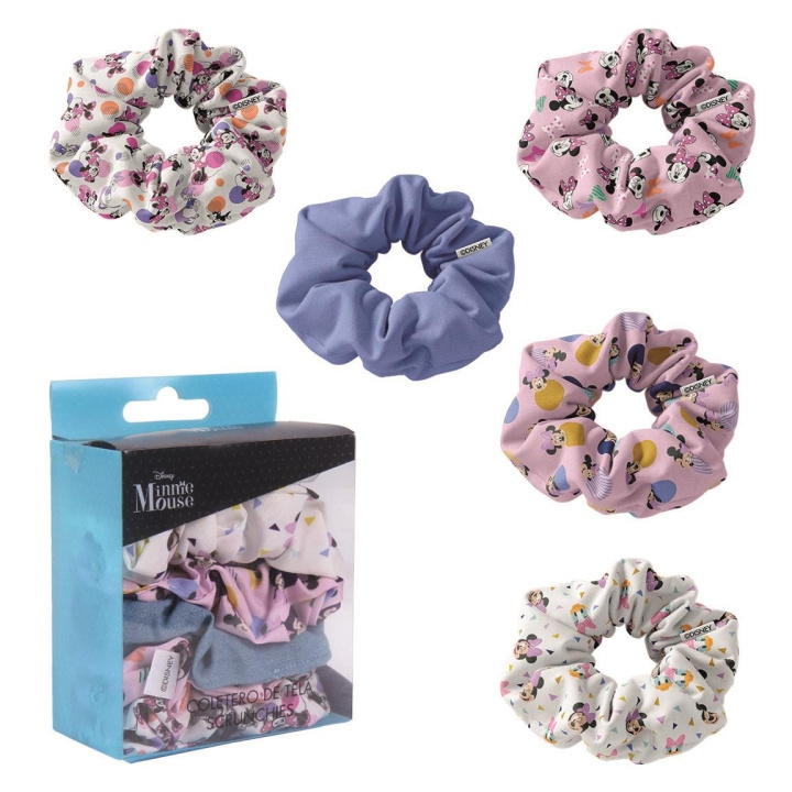 Cerda Hiustarvikkeet Scrunchies 5 kpl - Disney Minnie (2500001911) ryhmässä KAUNEUS JA TERVEYS / Hiukset &Stailaus / Hiustarvikkeet @ TP E-commerce Nordic AB (C88925)