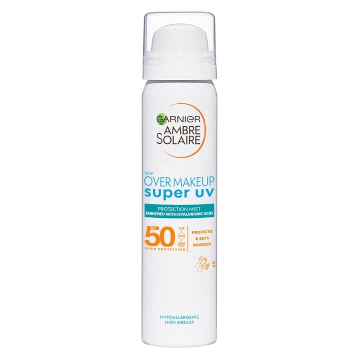 Garnier Ambre Solaire - Sensitive Adv. Sun Protection Mist Face 75ml - SPF 50 ryhmässä KAUNEUS JA TERVEYS / Ihonhoito / Rusketus / Aurinkosuoja @ TP E-commerce Nordic AB (C89077)