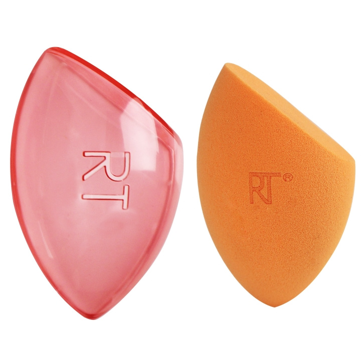 Real Techniques Miracle Complexion Sponge + kotelo ryhmässä KAUNEUS JA TERVEYS / Ihonhoito / Kasvot / Puhdistus @ TP E-commerce Nordic AB (C89147)