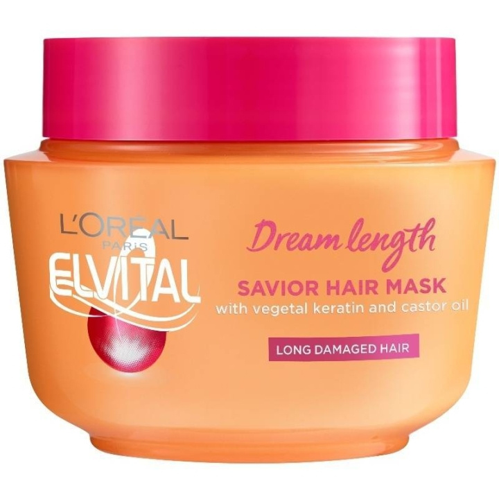 L\'Oréal Paris - ElvitalDream Length Savior hiusnaamio 300 ml ryhmässä KAUNEUS JA TERVEYS / Hiukset &Stailaus / Hiustenhoito / Hiusnaamio @ TP E-commerce Nordic AB (C89195)