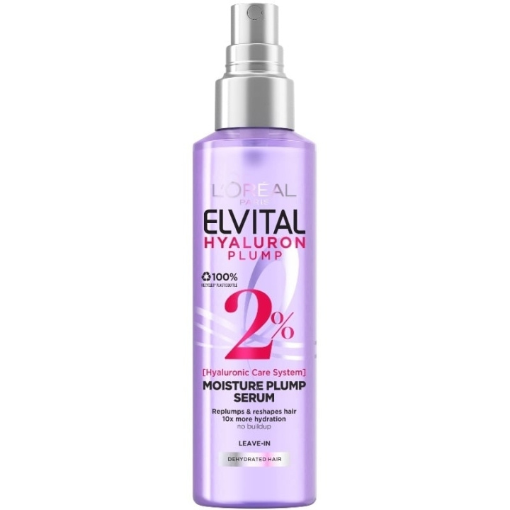 L\'Oréal Paris - Elvital Hyaluron Plump Leave-In Spray 150 ml ryhmässä KAUNEUS JA TERVEYS / Hiukset &Stailaus / Hiusten stailaus / Hiuslakka @ TP E-commerce Nordic AB (C89198)