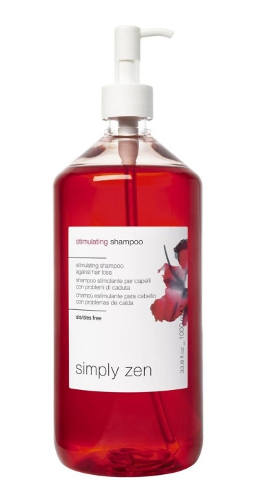 Simply Zen Stimuloiva shampoo 1000 ml ryhmässä KAUNEUS JA TERVEYS / Hiukset &Stailaus / Hiustenhoito / Shampoo @ TP E-commerce Nordic AB (C89225)