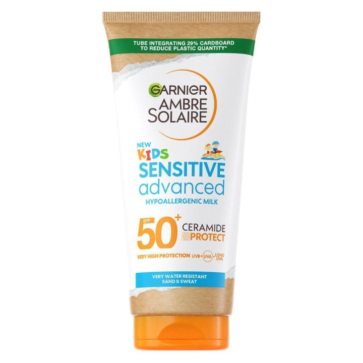 Garnier Ambre Solaire Sensitive Advanced Hypoallergenic Kids Lotion SPF 50+ 175 ml ryhmässä KAUNEUS JA TERVEYS / Ihonhoito / Rusketus / Aurinkosuoja @ TP E-commerce Nordic AB (C89343)