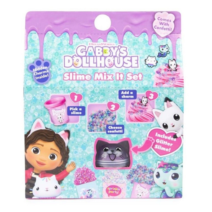 Gabby\'s Dollhouse Slime Mix It Set (204-700009) ryhmässä LELUT, TUOTTEET LAPSILLE JA VAUVOILLE / Leikkikalut, Askartelu &Pelit / Käsityöt @ TP E-commerce Nordic AB (C89436)