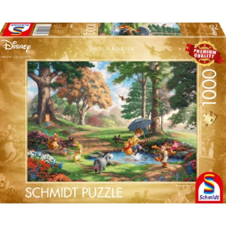 Schmidt Thomas Kinkade: Puh (1000 kpl) (SCH6897) (SCH6897) ryhmässä URHEILU, VAPAA-AIKA JA HARRASTUS / Harrastus / Palapeli @ TP E-commerce Nordic AB (C89450)