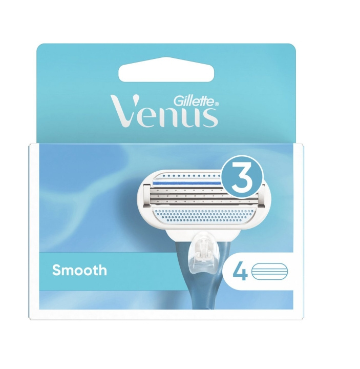 Gillette Venus Smooth Terät 4-pack ryhmässä KAUNEUS JA TERVEYS / Hiukset &Stailaus / Sheivaus ja trimmaus / Partahöylät & Tarvikkeet @ TP E-commerce Nordic AB (C89532)