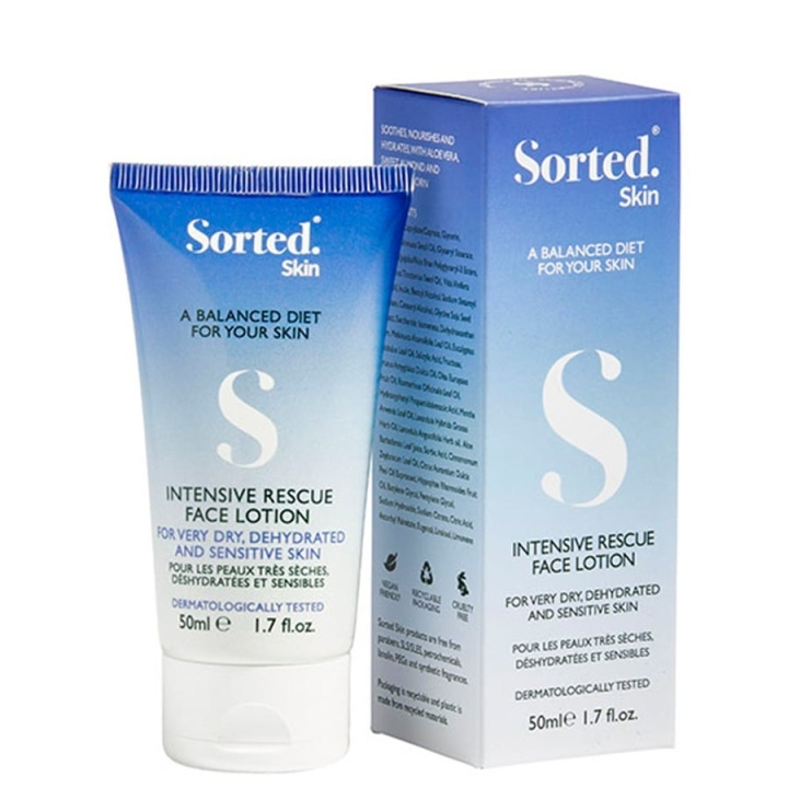 Sorted Skin Intensiivinen pelastava kasvovesi 50 ml ryhmässä KAUNEUS JA TERVEYS / Ihonhoito / Kasvot / Kasvovoide @ TP E-commerce Nordic AB (C89632)