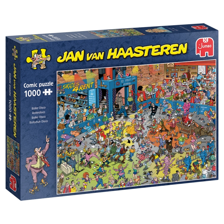 Jan van Haasteren Roller Disco (1000 kpl) (1119801837) ryhmässä URHEILU, VAPAA-AIKA JA HARRASTUS / Harrastus / Palapeli @ TP E-commerce Nordic AB (C89715)