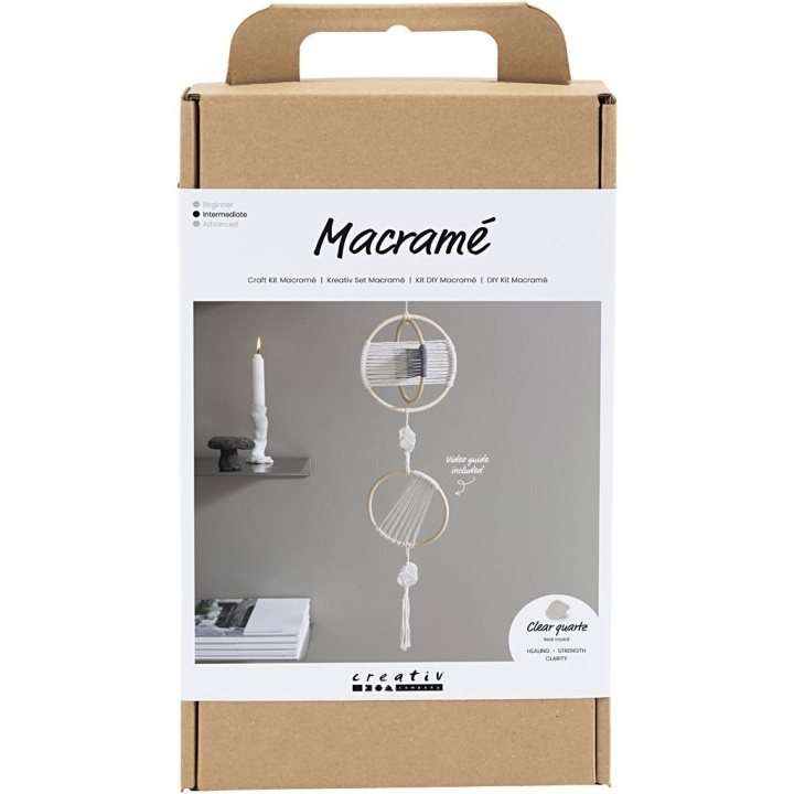 DIY Kit Käsityöpakkaus - makramee - mobiili(977741) ryhmässä URHEILU, VAPAA-AIKA JA HARRASTUS / Harrastus / DIY Kit @ TP E-commerce Nordic AB (C89725)