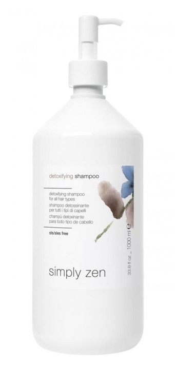 Simply Zen Detoxifying Shampoo 1000 ml ryhmässä KAUNEUS JA TERVEYS / Hiukset &Stailaus / Hiustenhoito / Shampoo @ TP E-commerce Nordic AB (C89764)