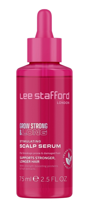 Lee Stafford Grow Strong & Long stimuloiva päänahan seerumi 75 ml ryhmässä KAUNEUS JA TERVEYS / Hiukset &Stailaus / Hiustenhoito / Hiusseerumit @ TP E-commerce Nordic AB (C89774)