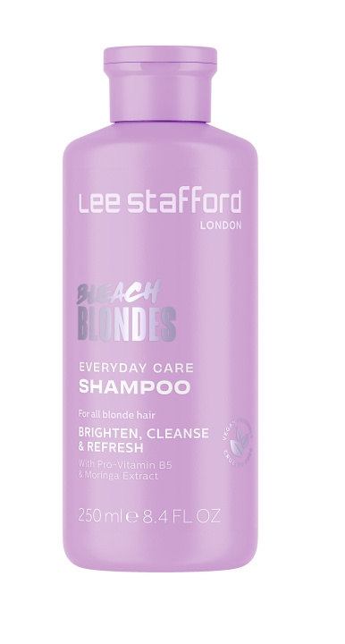 Lee Stafford Bleach Blondes Everyday Care Shampoo 250 ml ryhmässä KAUNEUS JA TERVEYS / Hiukset &Stailaus / Hiustenhoito / Shampoo @ TP E-commerce Nordic AB (C89788)