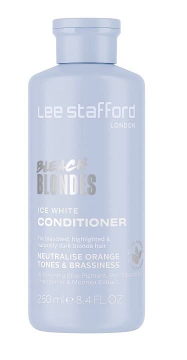 Lee Stafford Bleach Blondes Ice White sävyttävä hoitoaine 250 ml ryhmässä KAUNEUS JA TERVEYS / Hiukset &Stailaus / Hiustenhoito / Hoitoaine @ TP E-commerce Nordic AB (C89790)