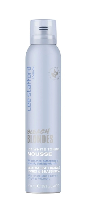 Lee Stafford Bleach Blondes Ice White Toning Mousse 200 ml ryhmässä KAUNEUS JA TERVEYS / Hiukset &Stailaus / Hiusten stailaus / Hiusten muotoiluvaahto @ TP E-commerce Nordic AB (C89794)