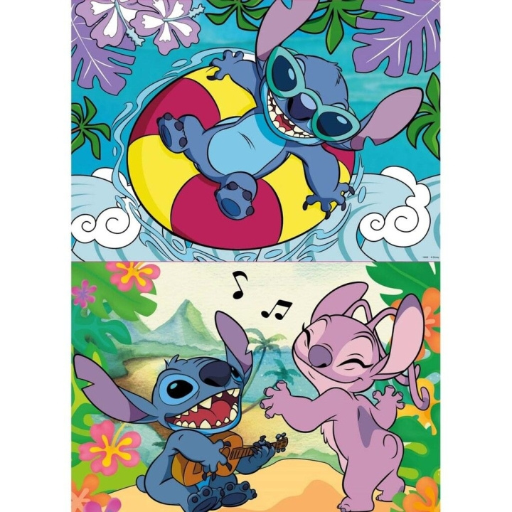 Educa 2X100 Disney Stich (80-19998) ryhmässä LELUT, TUOTTEET LAPSILLE JA VAUVOILLE / Leikkikalut, Askartelu &Pelit / Lasten palapeli @ TP E-commerce Nordic AB (C89818)