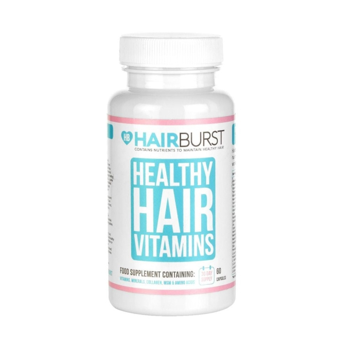 HAIRBURST Terveet hiukset vitamiinit - 60 kaps ryhmässä KAUNEUS JA TERVEYS / Hiukset &Stailaus / Hiustenhoito / Hiusseerumit @ TP E-commerce Nordic AB (C89874)