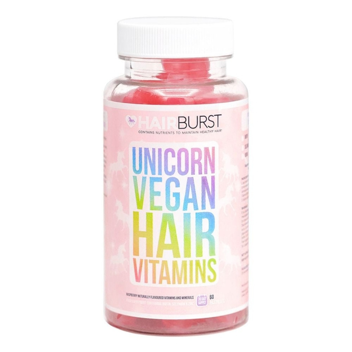 HAIRBURST Pureskeltavat Unicorn Vegan vitamiinit 1 kuukauden tarjonta ryhmässä KAUNEUS JA TERVEYS / Hiukset &Stailaus / Hiustenhoito / Hiusseerumit @ TP E-commerce Nordic AB (C89875)