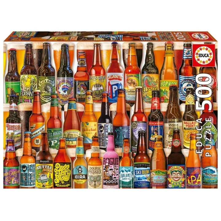 Educa 500 kpl - Craft Beers palapeli ( 80-19610) ryhmässä LELUT, TUOTTEET LAPSILLE JA VAUVOILLE / Leikkikalut, Askartelu &Pelit / Lasten palapeli @ TP E-commerce Nordic AB (C89919)