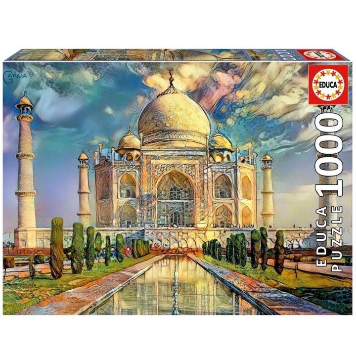 Educa 1000 kpl - Taj Mahal palapeli (80-19613) ryhmässä URHEILU, VAPAA-AIKA JA HARRASTUS / Harrastus / Palapeli @ TP E-commerce Nordic AB (C89921)