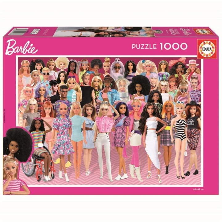 Educa 1000 Barbie-palapeliä (80-19268) ryhmässä URHEILU, VAPAA-AIKA JA HARRASTUS / Harrastus / Palapeli @ TP E-commerce Nordic AB (C89955)