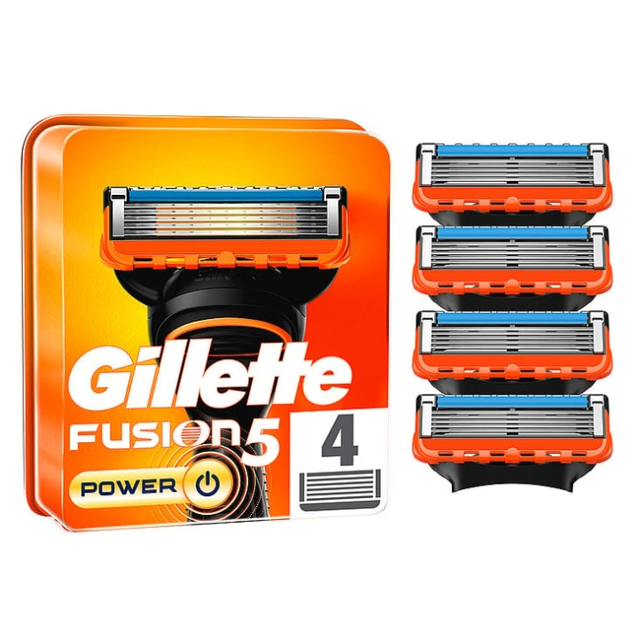 Gillette Fusion Power 4-pack ryhmässä KAUNEUS JA TERVEYS / Hiukset &Stailaus / Sheivaus ja trimmaus / Partahöylät & Tarvikkeet @ TP E-commerce Nordic AB (C89958)