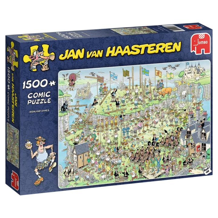 Jan van Haasteren Highland-pelit, 1500 palan palapeli (19088) ryhmässä URHEILU, VAPAA-AIKA JA HARRASTUS / Harrastus / Palapeli @ TP E-commerce Nordic AB (C89960)