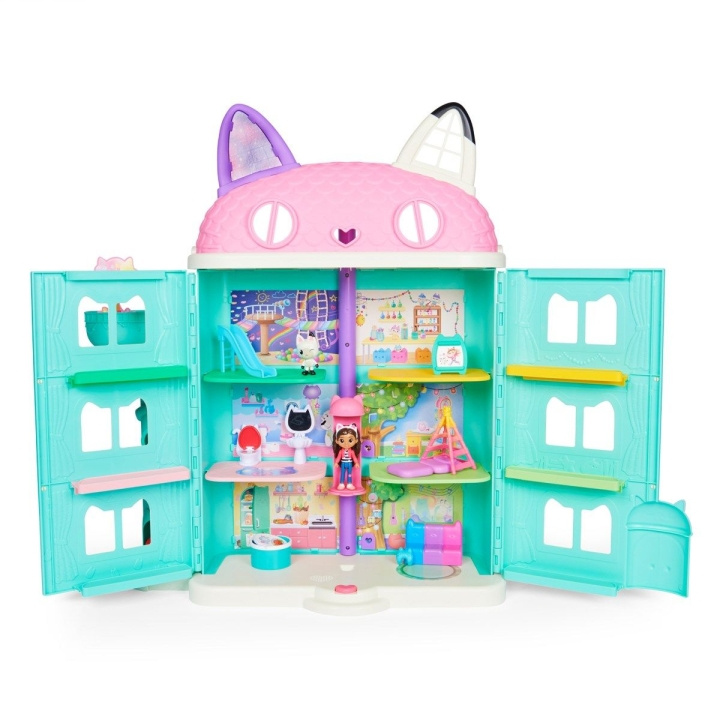 Gabby\'s Dollhouse Täydellinen nukkekoti (6060414) ryhmässä LELUT, TUOTTEET LAPSILLE JA VAUVOILLE / Leikkikalut, Askartelu &Pelit / Nuket & Tarvikkeet @ TP E-commerce Nordic AB (C89963)