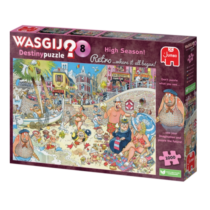 Wasgij Retro Destiny 8 (1000 kpl) (JUM01851) ryhmässä URHEILU, VAPAA-AIKA JA HARRASTUS / Harrastus / Palapeli @ TP E-commerce Nordic AB (C90000)