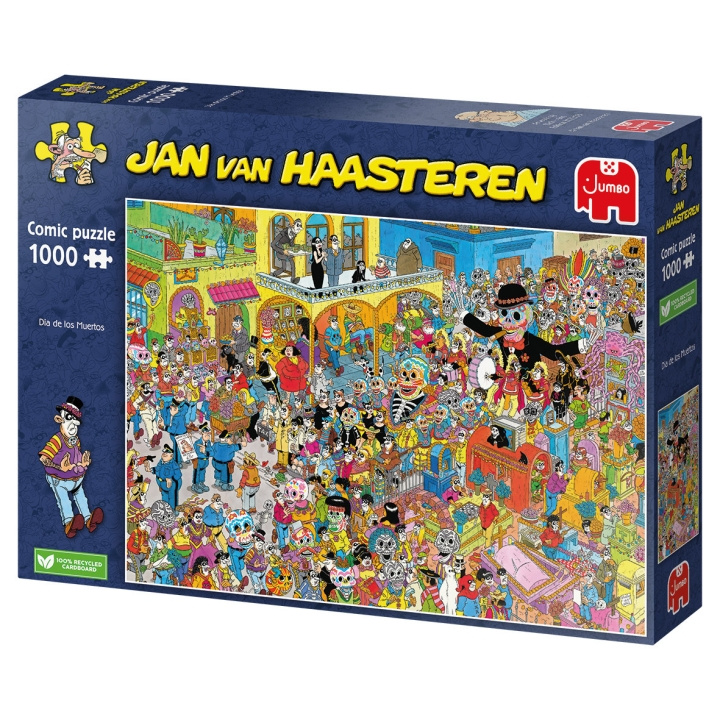 Jan van Haasteren Dia De Los Muertos (1000 kpl) (JUM0077) ryhmässä URHEILU, VAPAA-AIKA JA HARRASTUS / Harrastus / Palapeli @ TP E-commerce Nordic AB (C90022)