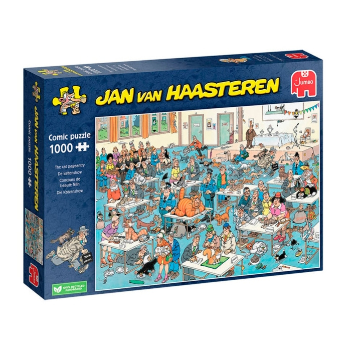 Jan van Haasteren Kissanäyttely (1000 kpl) (JUM00032) ryhmässä URHEILU, VAPAA-AIKA JA HARRASTUS / Harrastus / Palapeli @ TP E-commerce Nordic AB (C90028)