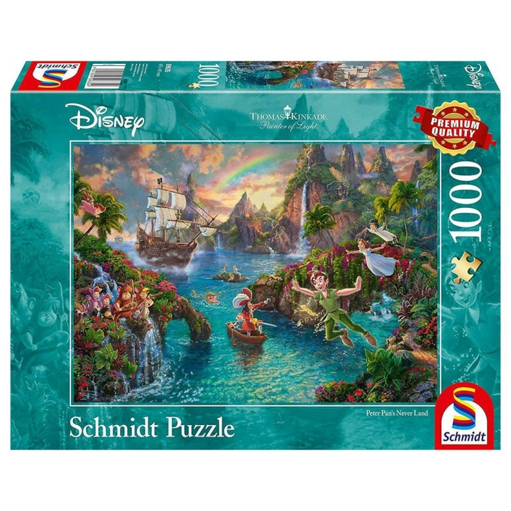 Schmidt Thomas Kinkade: Kadeade: Disney, Peter Pan (1000 kpl) (SCH9635) ryhmässä URHEILU, VAPAA-AIKA JA HARRASTUS / Harrastus / Palapeli @ TP E-commerce Nordic AB (C90054)