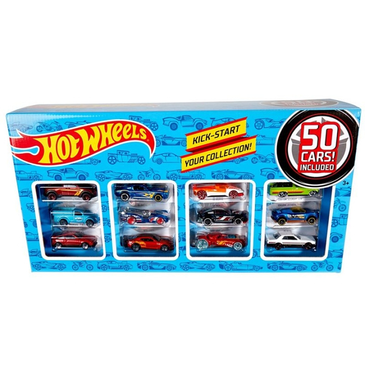 Hot Wheels 50 auton lahjapaketti (CGN22) ryhmässä LELUT, TUOTTEET LAPSILLE JA VAUVOILLE / Leikkikalut, Askartelu &Pelit / Leikkiautot @ TP E-commerce Nordic AB (C90095)