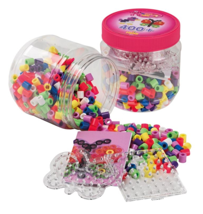 HAMA Beads Hama - Maxi helmiä 400 kpl + 2 nastalevyä (388791) ryhmässä LELUT, TUOTTEET LAPSILLE JA VAUVOILLE / Leikkikalut, Askartelu &Pelit / Käsityöt @ TP E-commerce Nordic AB (C90117)