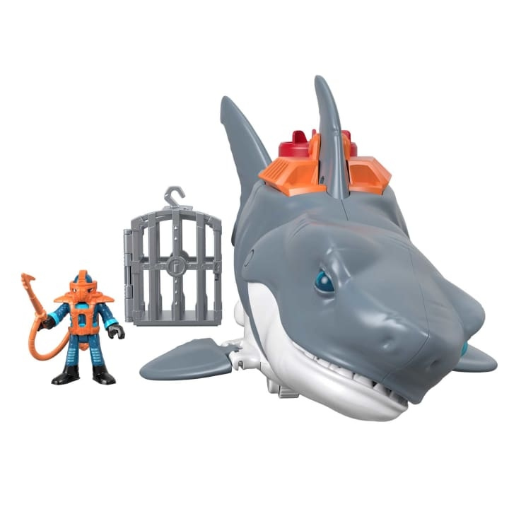 Imaginext Mega Bite Shark (GKG77) ryhmässä LELUT, TUOTTEET LAPSILLE JA VAUVOILLE / Leikkikalut, Askartelu &Pelit / Figuurit, miniatyyrit ja tarvikkeet @ TP E-commerce Nordic AB (C90182)