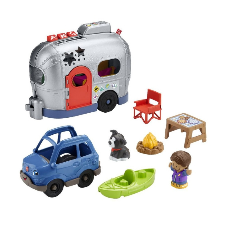 Fisher-Price Little People - Camper (Pohjoismaat) (HMV92) ryhmässä LELUT, TUOTTEET LAPSILLE JA VAUVOILLE / Leikkikalut, Askartelu &Pelit / Lelusarja @ TP E-commerce Nordic AB (C90189)