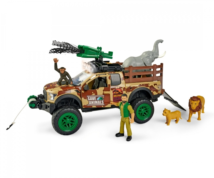 Dickie Toys Wild Park Ranger Set (203837016) ryhmässä LELUT, TUOTTEET LAPSILLE JA VAUVOILLE / Leikkikalut, Askartelu &Pelit / Leikkiautot @ TP E-commerce Nordic AB (C90206)