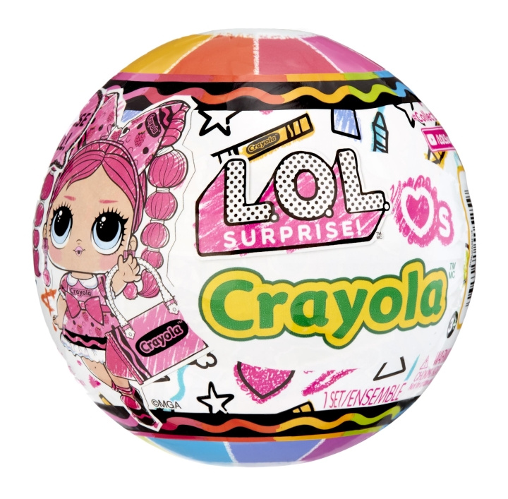 L.O.L. Surprise! Rakastaa CRAYOLA Tots (505259) (505266) ryhmässä LELUT, TUOTTEET LAPSILLE JA VAUVOILLE / Leikkikalut, Askartelu &Pelit / Nuket & Tarvikkeet @ TP E-commerce Nordic AB (C90348)