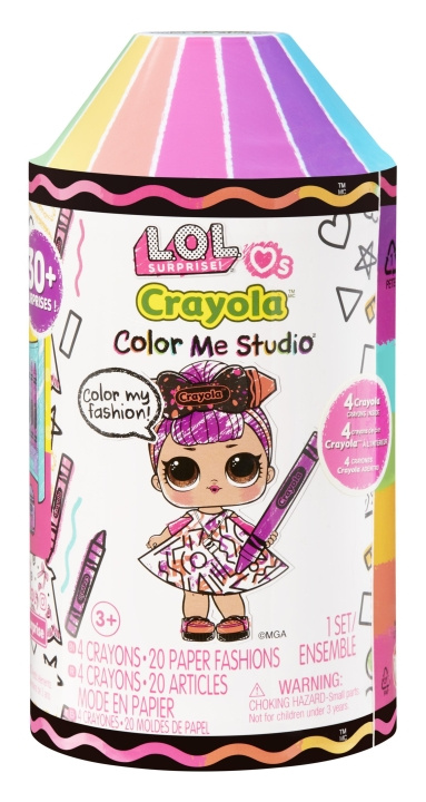 L.O.L. Surprise! Rakastaa CRAYOLA Color Me Studiota (505273) ryhmässä LELUT, TUOTTEET LAPSILLE JA VAUVOILLE / Leikkikalut, Askartelu &Pelit / Nuket & Tarvikkeet @ TP E-commerce Nordic AB (C90349)