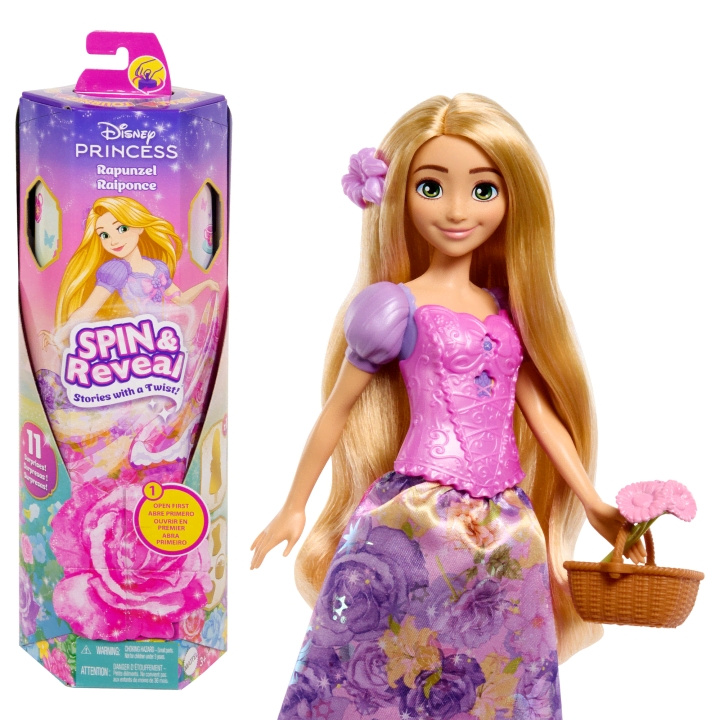 Disney Prinsessa - Pyöritä ja paljasta - Rapunzel (HTV86) ryhmässä LELUT, TUOTTEET LAPSILLE JA VAUVOILLE / Leikkikalut, Askartelu &Pelit / Nuket & Tarvikkeet @ TP E-commerce Nordic AB (C90458)