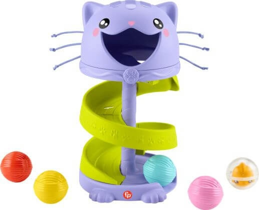 Fisher-Price Fisher Price Infant - Kitty Ball Tower (HTW92) ryhmässä LELUT, TUOTTEET LAPSILLE JA VAUVOILLE / Lelut vauvoille (0-3v) / Toiminnalliset lelut @ TP E-commerce Nordic AB (C90509)