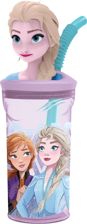 Disney Stor - Lasi, 3D-hahmo - Frozen (51066) ryhmässä LELUT, TUOTTEET LAPSILLE JA VAUVOILLE / Syö ja juo / Tuttipullot & Tarvikkeet @ TP E-commerce Nordic AB (C90529)