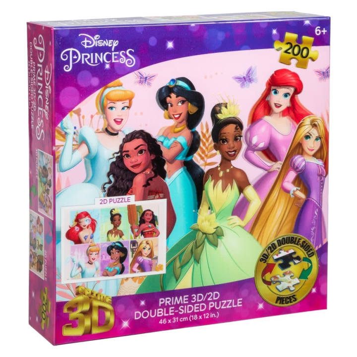 Disney 3D-palapeli kaksipuolinen 200 prinsessa (41040017-01) ryhmässä URHEILU, VAPAA-AIKA JA HARRASTUS / Harrastus / Palapeli @ TP E-commerce Nordic AB (C90573)