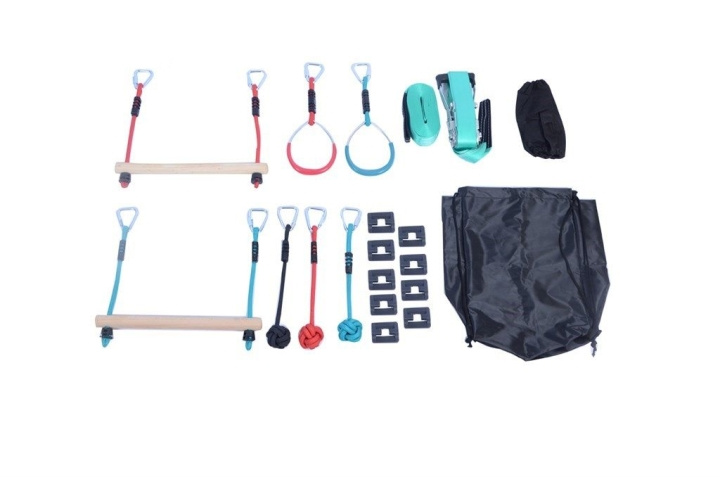 KREA Ninja Slackline Kit (36-48500) ryhmässä LELUT, TUOTTEET LAPSILLE JA VAUVOILLE / Ulkoleut / Puutarhalelut @ TP E-commerce Nordic AB (C90630)