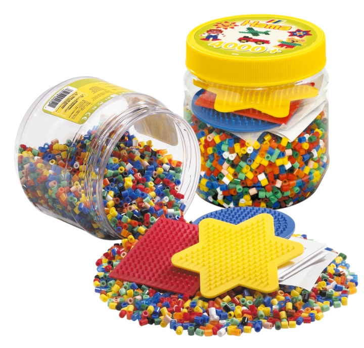 HAMA Beads Hama - 4000 kpl 3 kpl 3 kpl tappilevyjä (382052) ryhmässä LELUT, TUOTTEET LAPSILLE JA VAUVOILLE / Leikkikalut, Askartelu &Pelit / Käsityöt @ TP E-commerce Nordic AB (C90648)