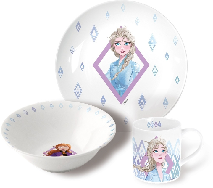 Disney Stor - 3 kpl. Lahjasetti - Frozen (88085) ryhmässä LELUT, TUOTTEET LAPSILLE JA VAUVOILLE / Syö ja juo / Lasten astiat @ TP E-commerce Nordic AB (C90685)