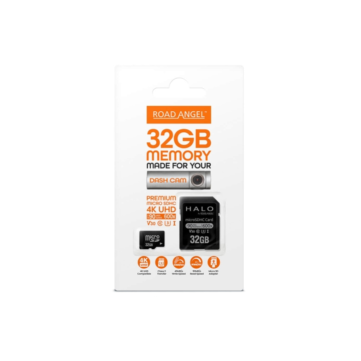 ROAD ANGEL SD Card 32GB U3 Class 10 ryhmässä KODINELEKTRONIIKKA / Tallennusvälineet / Muistikortit / MicroSD/HC/XC @ TP E-commerce Nordic AB (C90713)