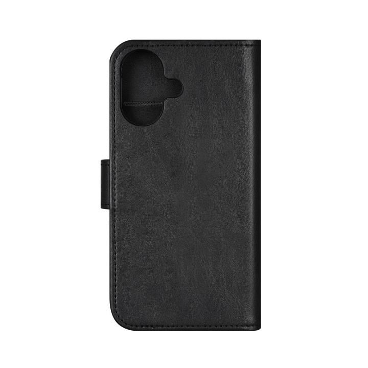 Kungsbacka Classic Wallet iPhone 16 Black ryhmässä ÄLYPUHELIMET JA TABLETIT / Puhelimen suojakotelo / Apple / iPhone 16 @ TP E-commerce Nordic AB (C90731)