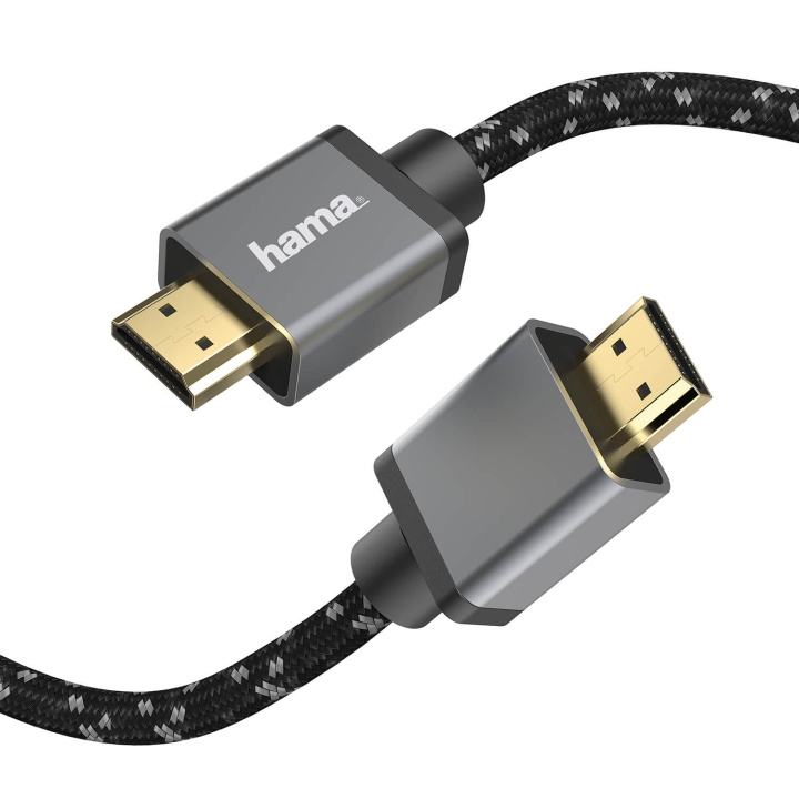 Hama Kaapeli HDMI Ultra High Speed 8K 48Gbit/s Metalli Kulta 5.0m ryhmässä KODINELEKTRONIIKKA / Kaapelit & Sovittimet / HDMI / Kaapelit @ TP E-commerce Nordic AB (C90735)