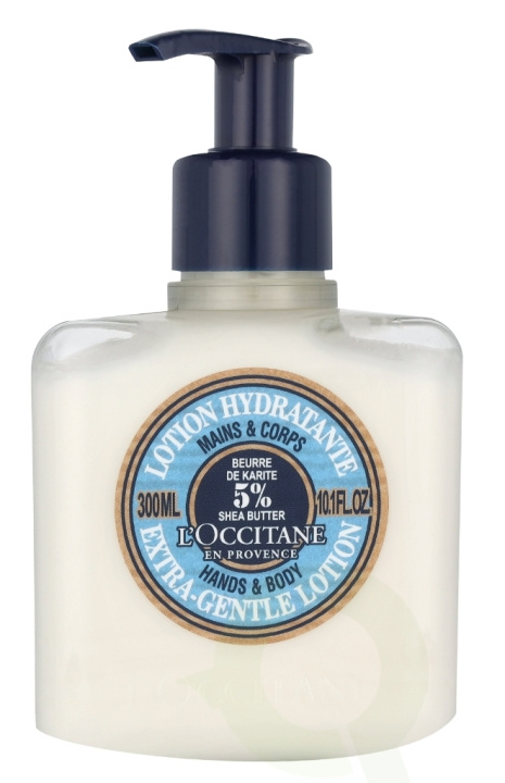 L\'Occitane Shea Butter Extra-Gentle Lotion 300 ml Hands & Body ryhmässä KAUNEUS JA TERVEYS / Ihonhoito / Kehon hoito / Vartalovoide @ TP E-commerce Nordic AB (C90854)